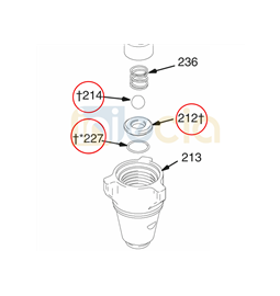 Acento Da Esfera De Tungst�nio Mark V Bomba 245885 Original Graco